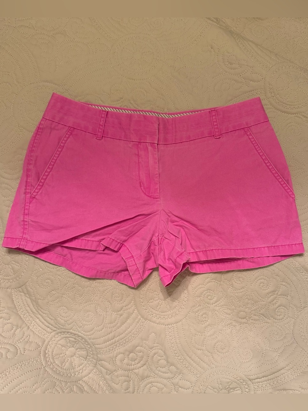 J. Crew Bright Pink Cotton Shorts